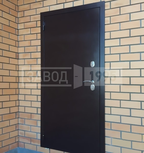 Дверь с порошковым окрашиванием в частном доме Дверь с порошковым окрашиванием в частном доме